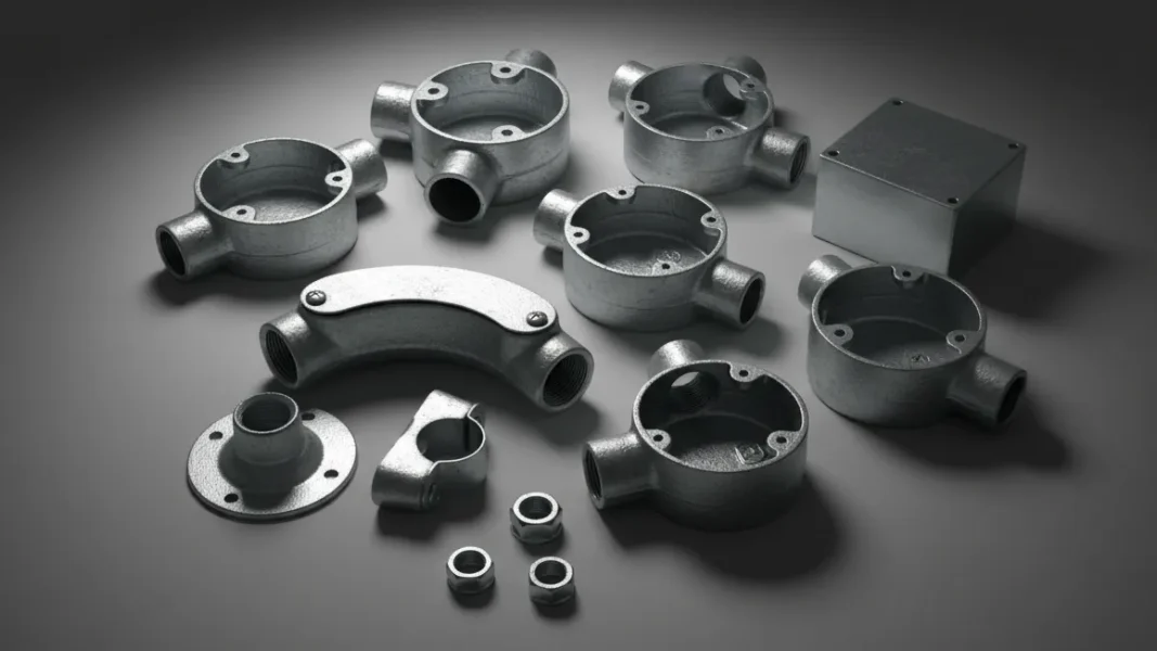 gi conduit pipe accessories