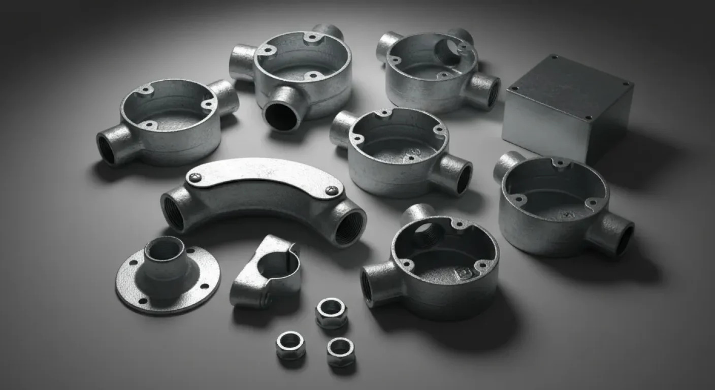 gi conduit pipe accessories